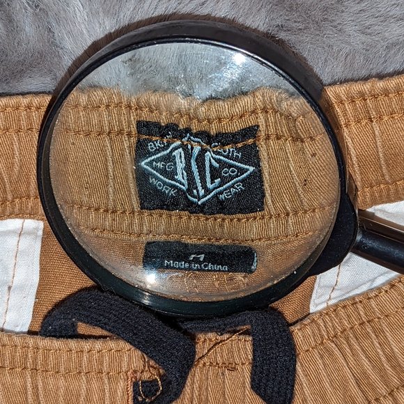 Men's BKC Tan Drawstring Pants Size Medium - Picture 2 of 5